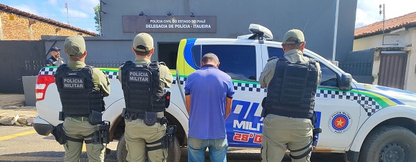 Polícia prende o acusado do duplo assassinato em Rio Grande do Piauí