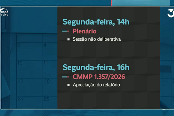 Agenda | MP das Blusinhas, fim da escala 6x1 e inclusão de pessoas com deficiência nas eleições
