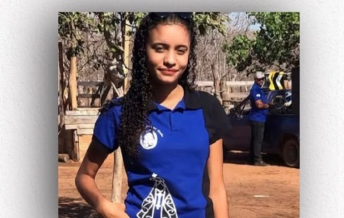 Convite para a visita e missa de um mês do falecimento de Ravena Gomes