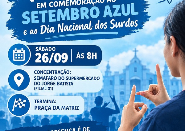 Comunidade surda de Floriano se mobiliza para passeata em celebração ao Dia Nacional do Surdo neste sábado (26)