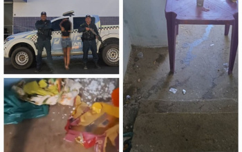 PM-PI prende mulher suspeita de abandono de incapaz, resistência e desacato em Pio IX