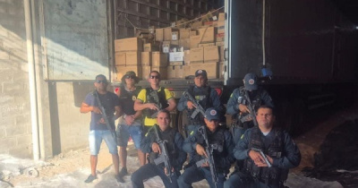 PM recupera carga de café avaliada em R$ 1,1 milhão e prende três suspeitos na divisa entre PI e PE