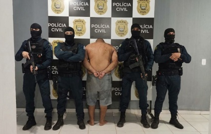 PM cumpre mandado de prisão contra suspeito de homicídio e tráfico de drogas em Esperantina