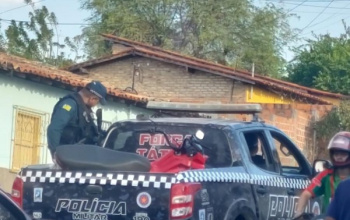 Polícia Militar recuperou hoje moto tomada de assalto ontem em Floriano