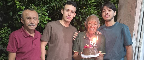 jc24horas parabeniza o amigo Joaquim Lima que completou 92 anos