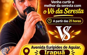 Festa dos pais no Espeto e Cia encerra com o show do Vô da Seresta nesta noite de domingo