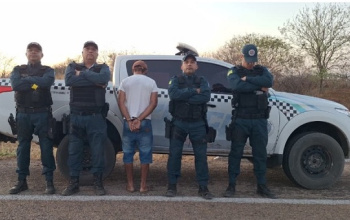 Polícia cumpre mandado de prisão de um homem condenado a 19 anos por estupro de vulnerável