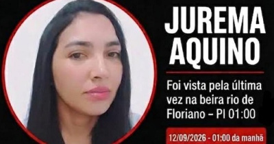 Família pede ajuda para localizar jovem desaparecida no Cais da Beira Rio em Floriano