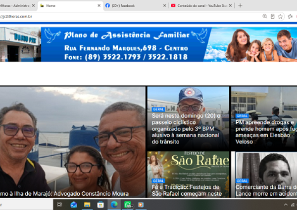 Confira os destaques do Portal jc24horas neste dia 20/09/2026