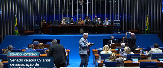 Senado comemora 69 anos da Abrajet e celebra o turismo