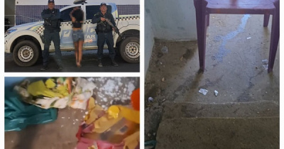 PM-PI prende mulher suspeita de abandono de incapaz, resistência e desacato em Pio IX