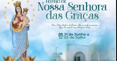 Confira a programação do festejo de Nossa Senhora das Graças para o dia de hoje (22/06)