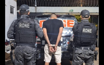 Homem com mandado de prisão por roubo é preso pela PMPI durante abordagem no Poty Velho