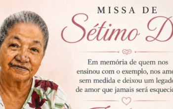 CONVITE MISSA: Sétimo dia do falecimento de Juliana Pereira de Miranda