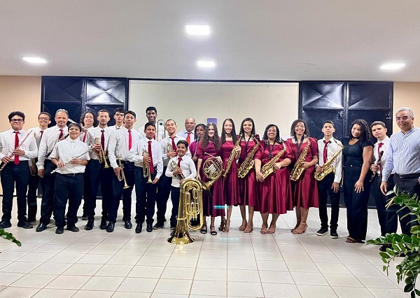 Banda de Música do IFPI emociona em concerto na aula inaugural de Medicina da UFPI em Floriano
