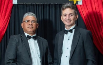 Banda de Música Manoel Fabiano desfila no encerramento do festejo de N S de Lourdes