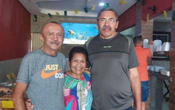 Página da amigos com o casal Chiquinha da Taboca e Luiz