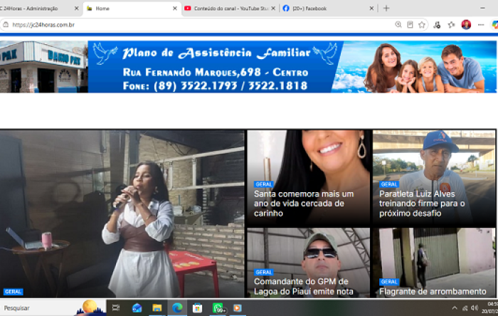 Confira os destaques do Portal jc24horas neste dia 20/07/2026