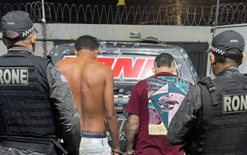 Polícia Militar prende dois homens e apreende arma artesanal e drogas na zona Norte de Teresina