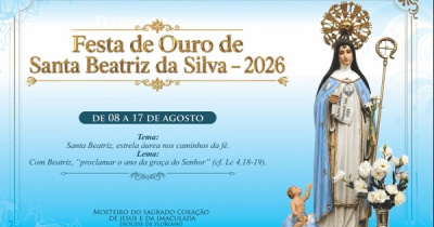 Confira a programação da festa de ouro de Santa Beatriz neste dia 13/08/2026