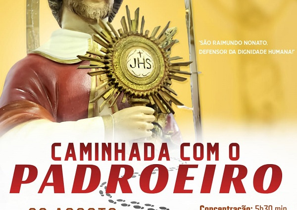 Uma caminhada que começa na fé e nos leva ao encontro do nosso Padroeiro!