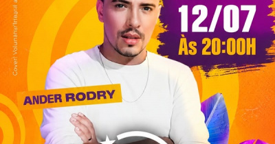 Ander Rodri agita a noite deste domingo no restaurante Espetocia em Floriano