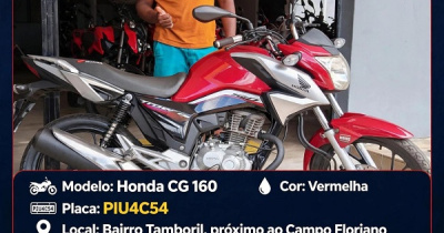 Moto levada em assalto continua desaparecida e dono faz apelo nas redes sociais