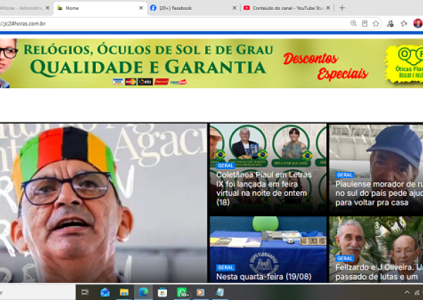 Confira os destaques do Portal jc24horas neste dia 19/08/2026