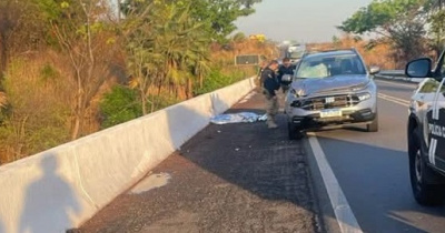 Ciclista morre ao ser atropelado por um carro de passeio na BR 230 em Floriano