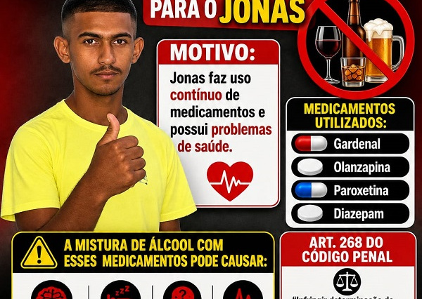 Mãe desesperada pede aos comerciantes que não forneçam bebidas alcoólicas para seu filho que tem transtorno mental