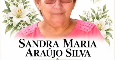 CONVITE MISSA: Sétimo dia do falecimento de Sandra Maria Araújo Silva
