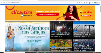 Confira os destaques do Portal jc24horas neste dia 25/06/2026