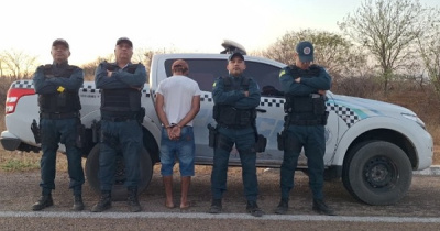Polícia cumpre mandado de prisão de um homem condenado a 19 anos por estupro de vulnerável