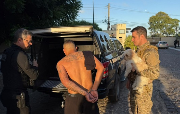 Homem com histórico de homicídio, tráfico e violência doméstica é preso em Teresina