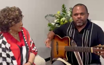 Encontro de Gigantes: Maestro Luciano Santos compartilha momento íntimo ao violão com Alcione em Teresina
