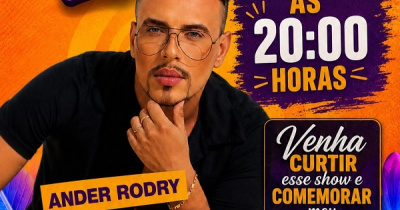 Ander Rodry agita a noite desta sexta-feira no Restaurante Espeto & Cia