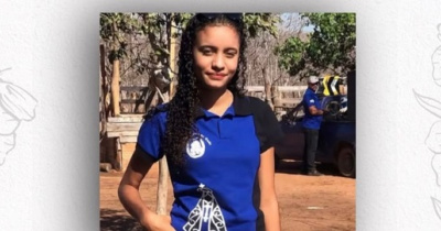 Convite para a visita e missa de um mês do falecimento de Ravena Gomes