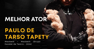 Ator piauiense Tarso Tapety concorre ao prêmio de Melhor Ator por sua atuação em Macbeth