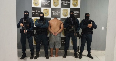 PM cumpre mandado de prisão contra suspeito de homicídio e tráfico de drogas em Esperantina